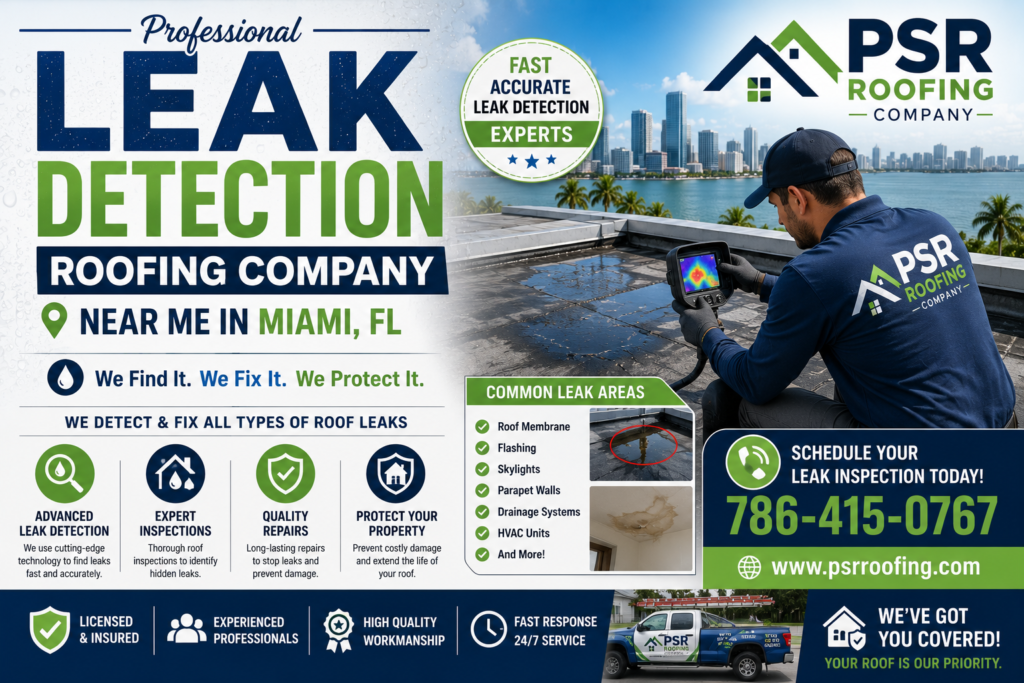 Leak Detection Roofing Company Near Me